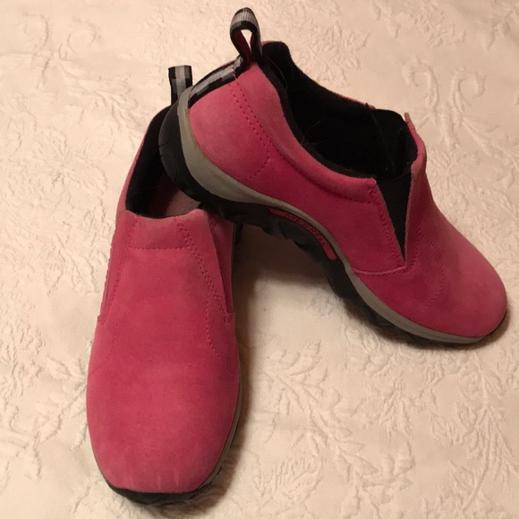 pink merrell shoes